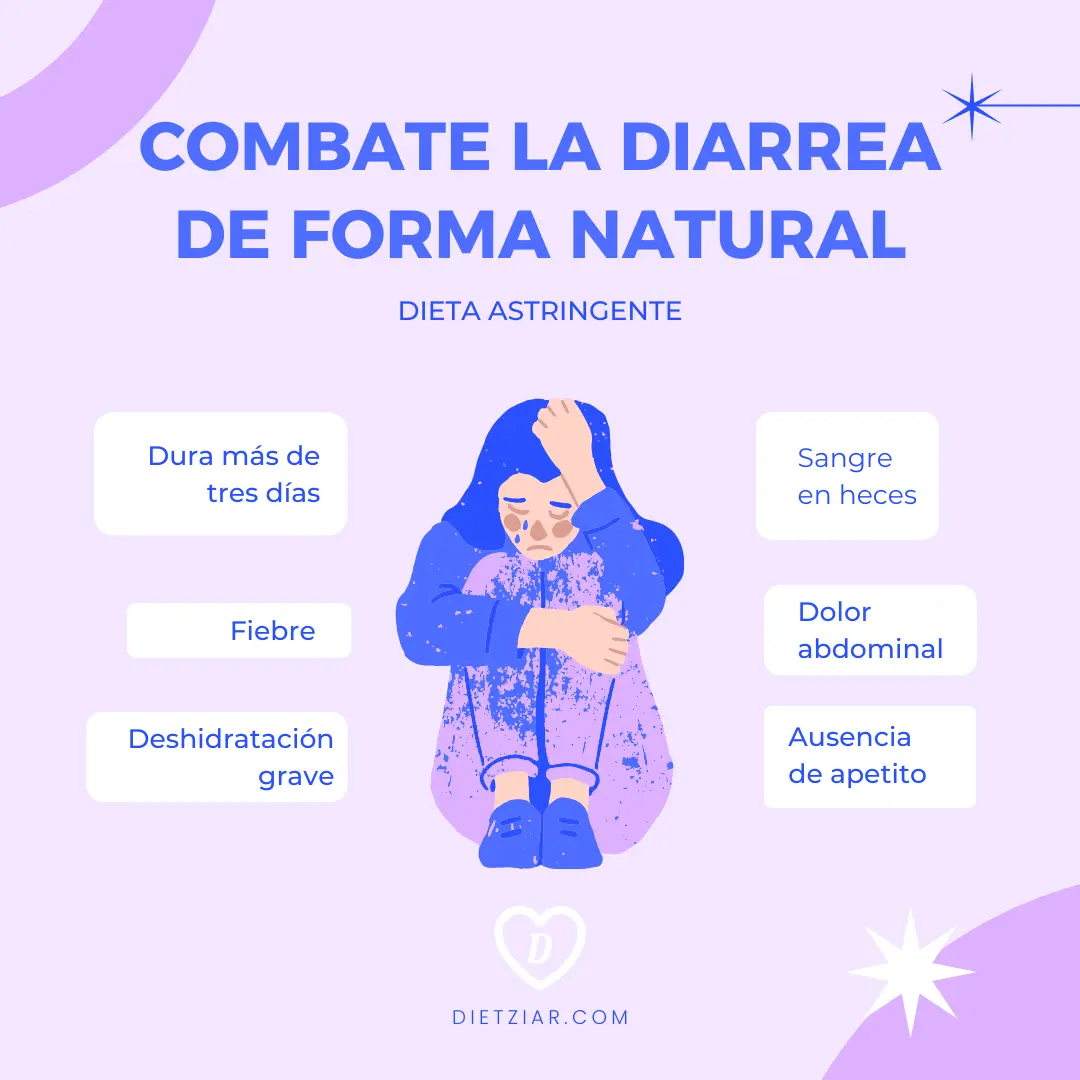 Dieta astringente: Combate la diarrea de forma natural